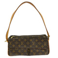 Louis Vuitton Viva Cite Handbag Monogram Canvas Brown Canvas Shoulder Bag