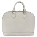 Louis Vuitton Alma Handbag Epi Leather White Leather Handbag