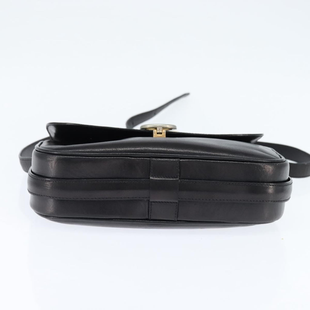 Celine Shoulder Bag Leather Black Leather Shoulder Bag Bag