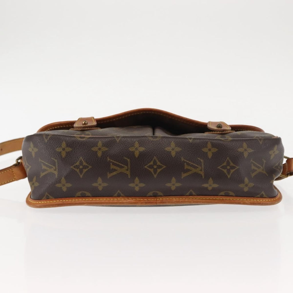 Louis Vuitton Sac Gibeciere Messenger Bag Monogram Canvas Brown Canvas Bag