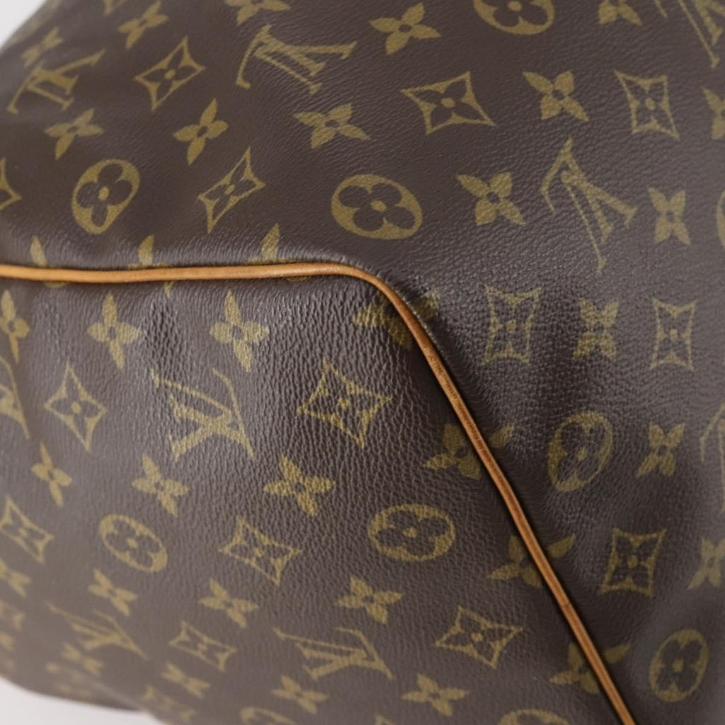Louis Vuitton Keepall Bag Monogram Canvas Brown Canvas Travel Bag