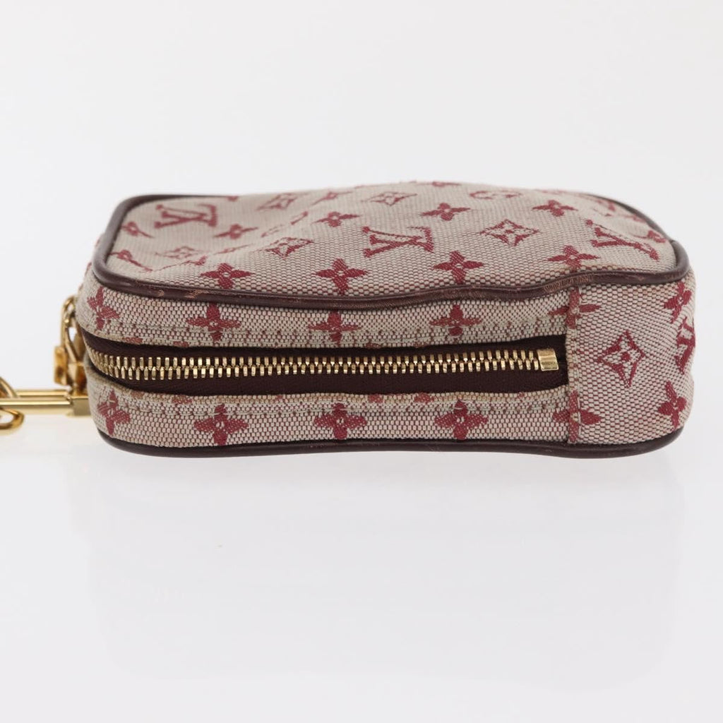 Louis Vuitton Camera Bag Mini Lin Red Canvas Clutche & Pouche Bag
