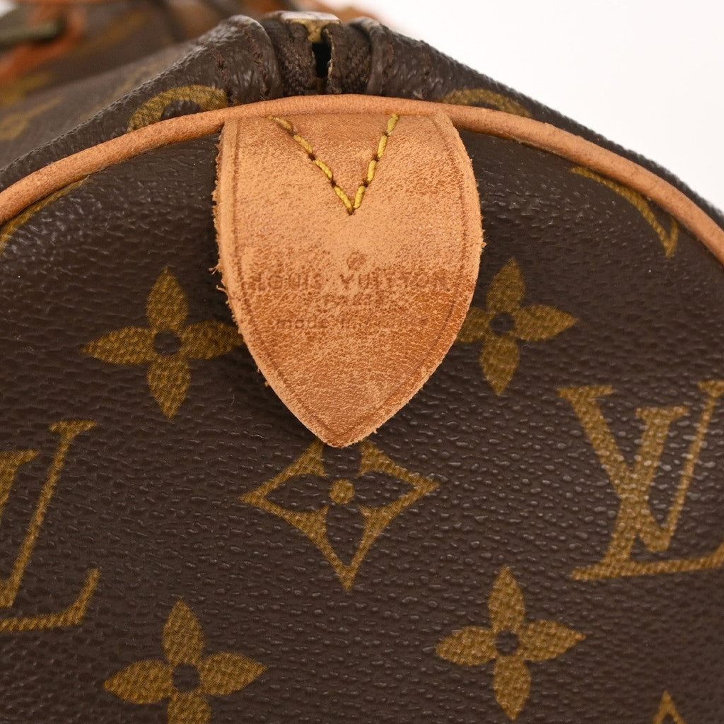 Louis Vuitton Keepall Bag Monogram Canvas Brown Canvas Travel Bag