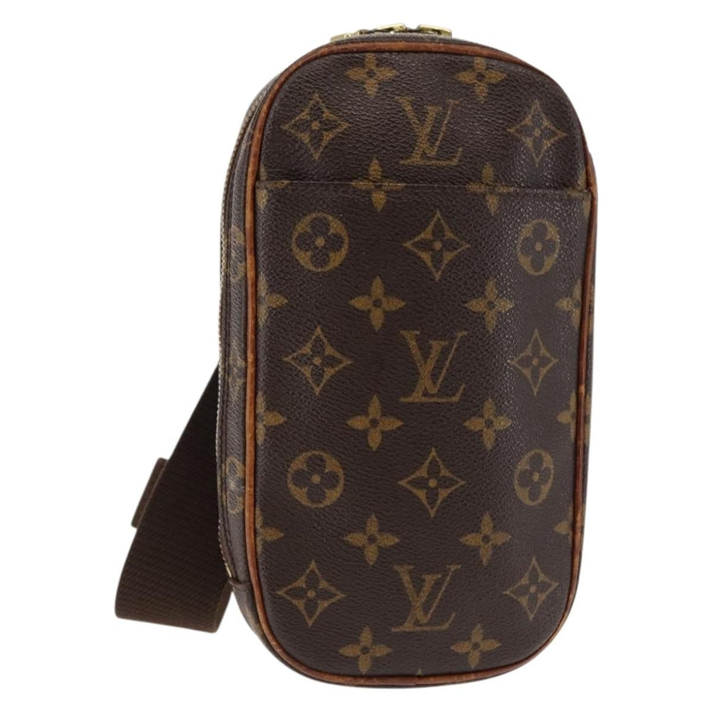Louis Vuitton Pochette Gange Monogram Canvas Brown Canvas Clutche & Pouche Bag