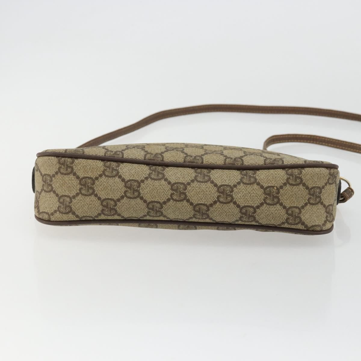 Gucci Gg Supreme Shoulder Bag Canvas Beige Canvas Shoulder Bag Bag (Pre-Owned)