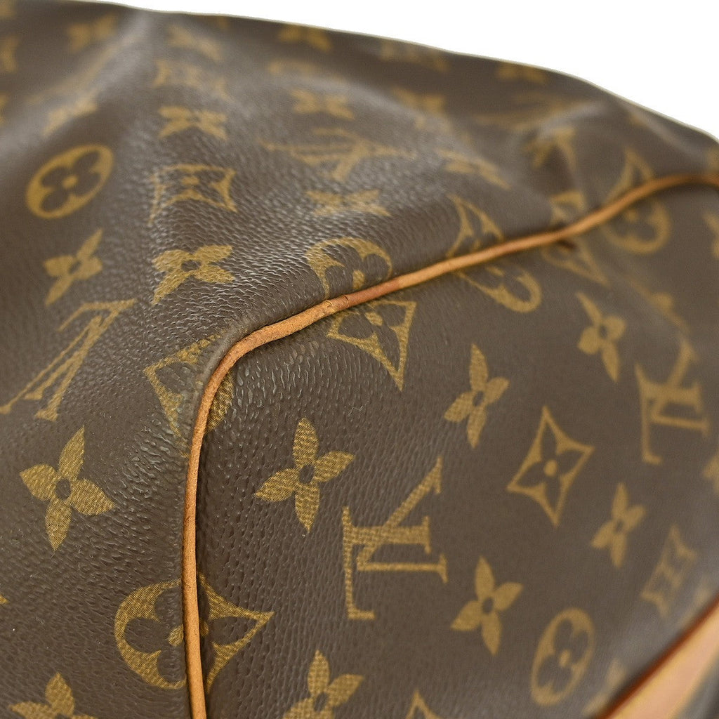Louis Vuitton Keepall Bandouliere Bag Monogram Canvas Brown Canvas Travel Bag