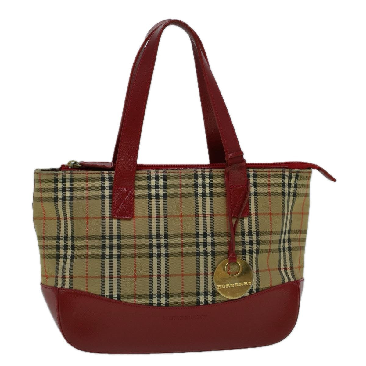 Burberry Nova Check Handbag Nova Check Canvas Beige Canvas Handbag