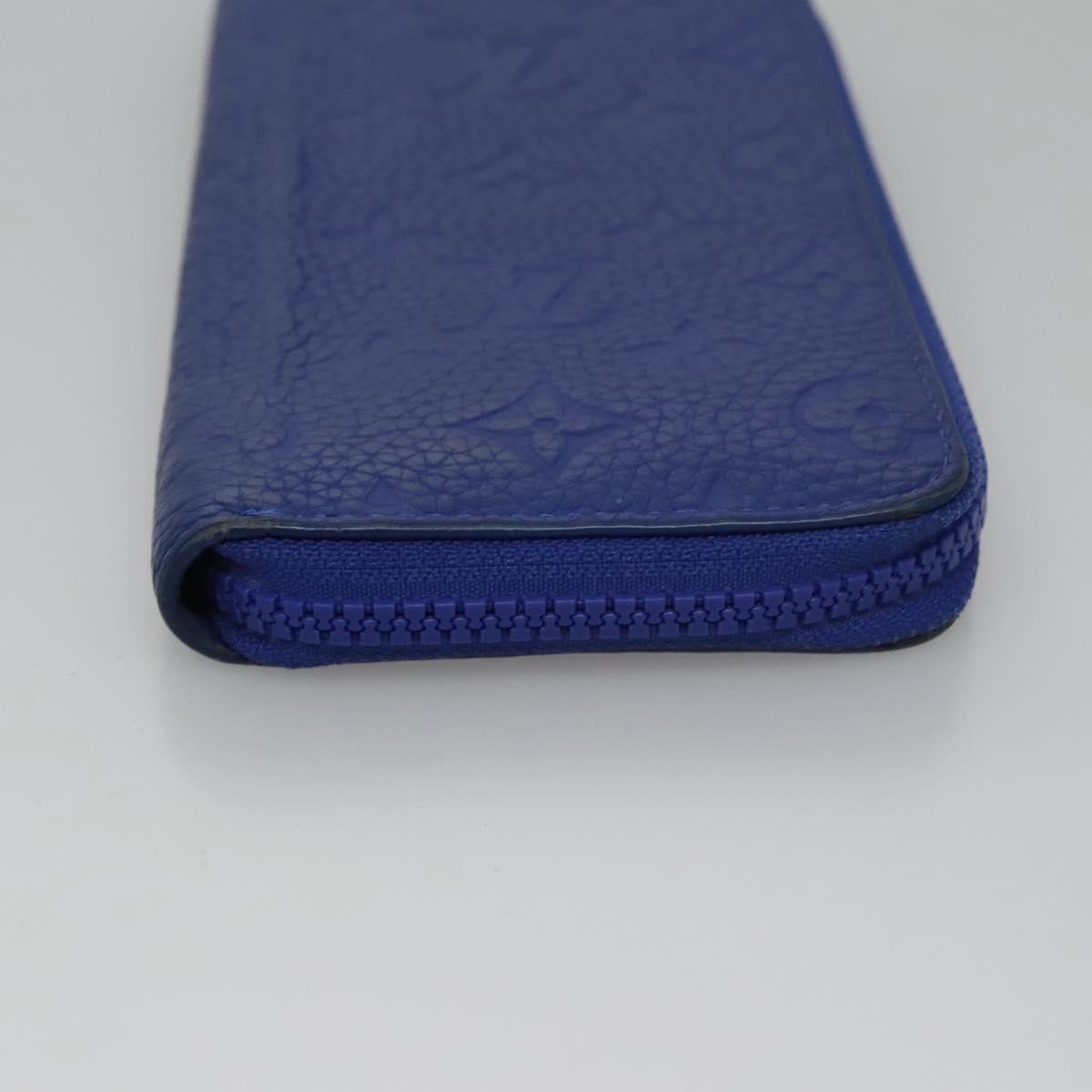 Louis Vuitton Portefeuille Zippy Monogramme Empreinte Monogramme Empreinte Blue Leather Wallets Accessory