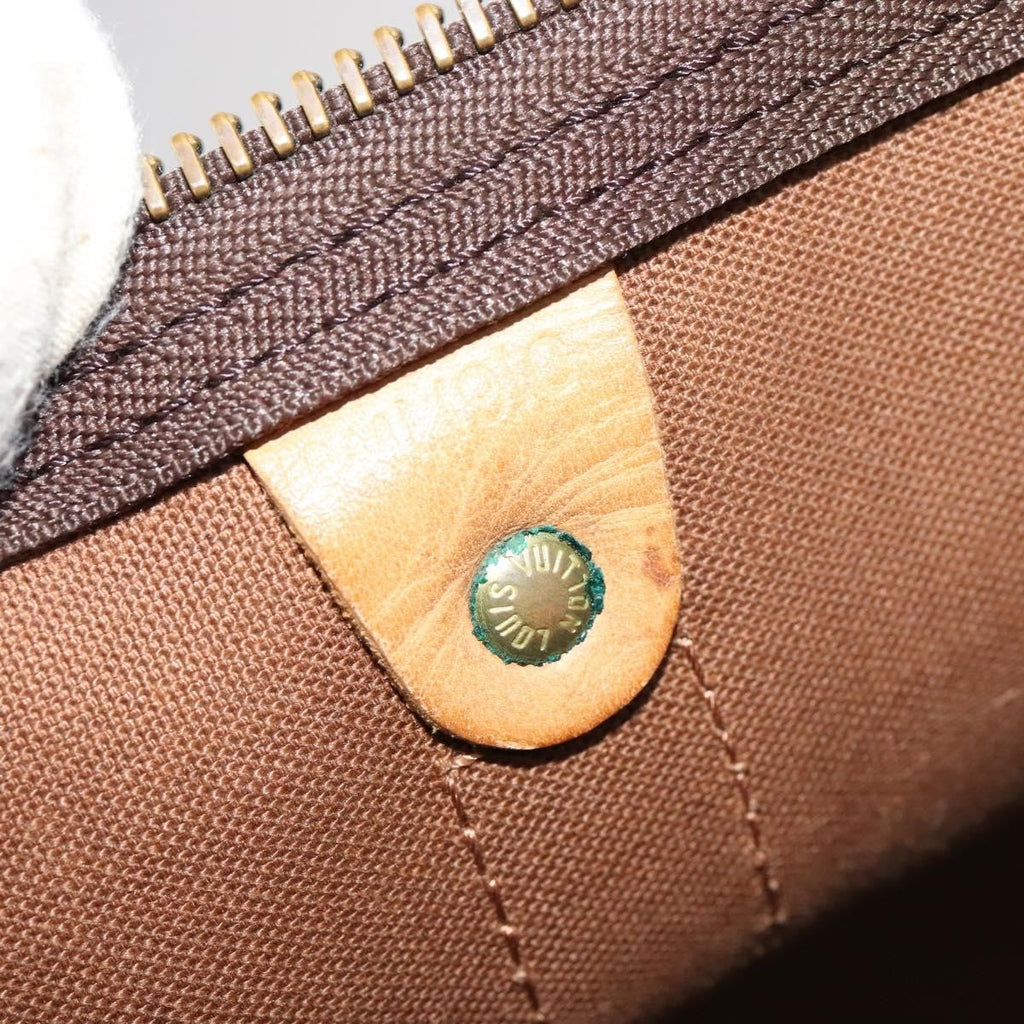 Louis Vuitton Keepall Bag Monogram Canvas Brown Canvas Travel Bag