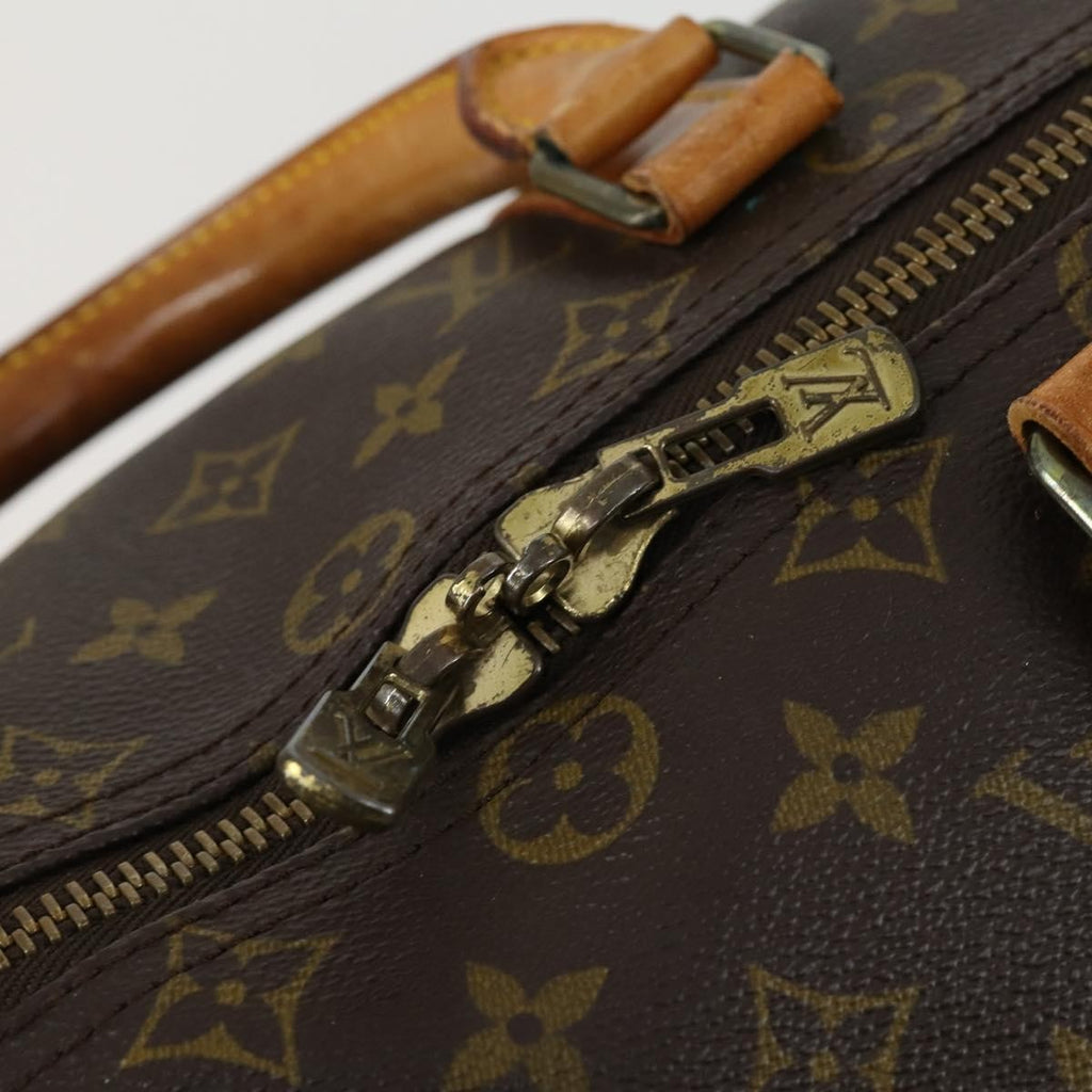 Louis Vuitton Keepall Bag Monogram Canvas Brown Canvas Travel Bag