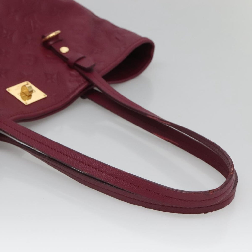 Louis Vuitton Citadine Handbag Monogram Empreinte Leather Purple Leather Tote Bag