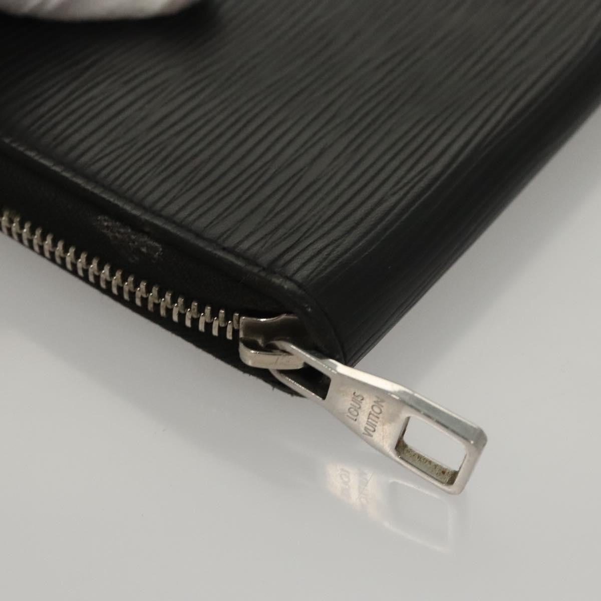 Louis Vuitton Zippy Organizer Epi Leather Black Leather Wallets Accessory