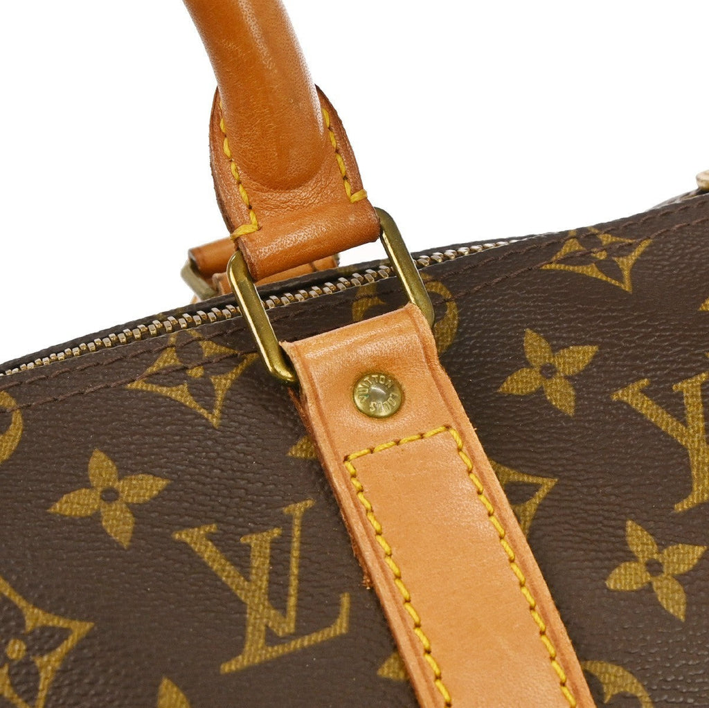 Louis Vuitton Keepall Bag Monogram Canvas Brown Canvas Travel Bag