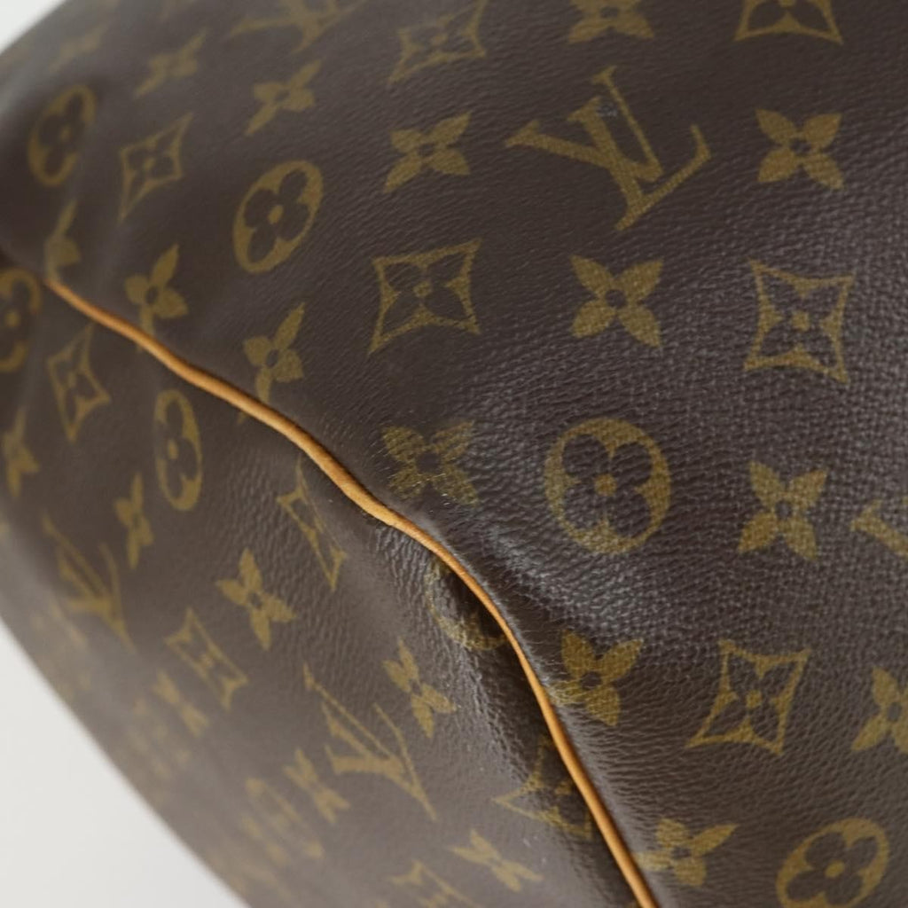 Louis Vuitton Keepall Bag Monogram Canvas Brown Canvas Travel Bag