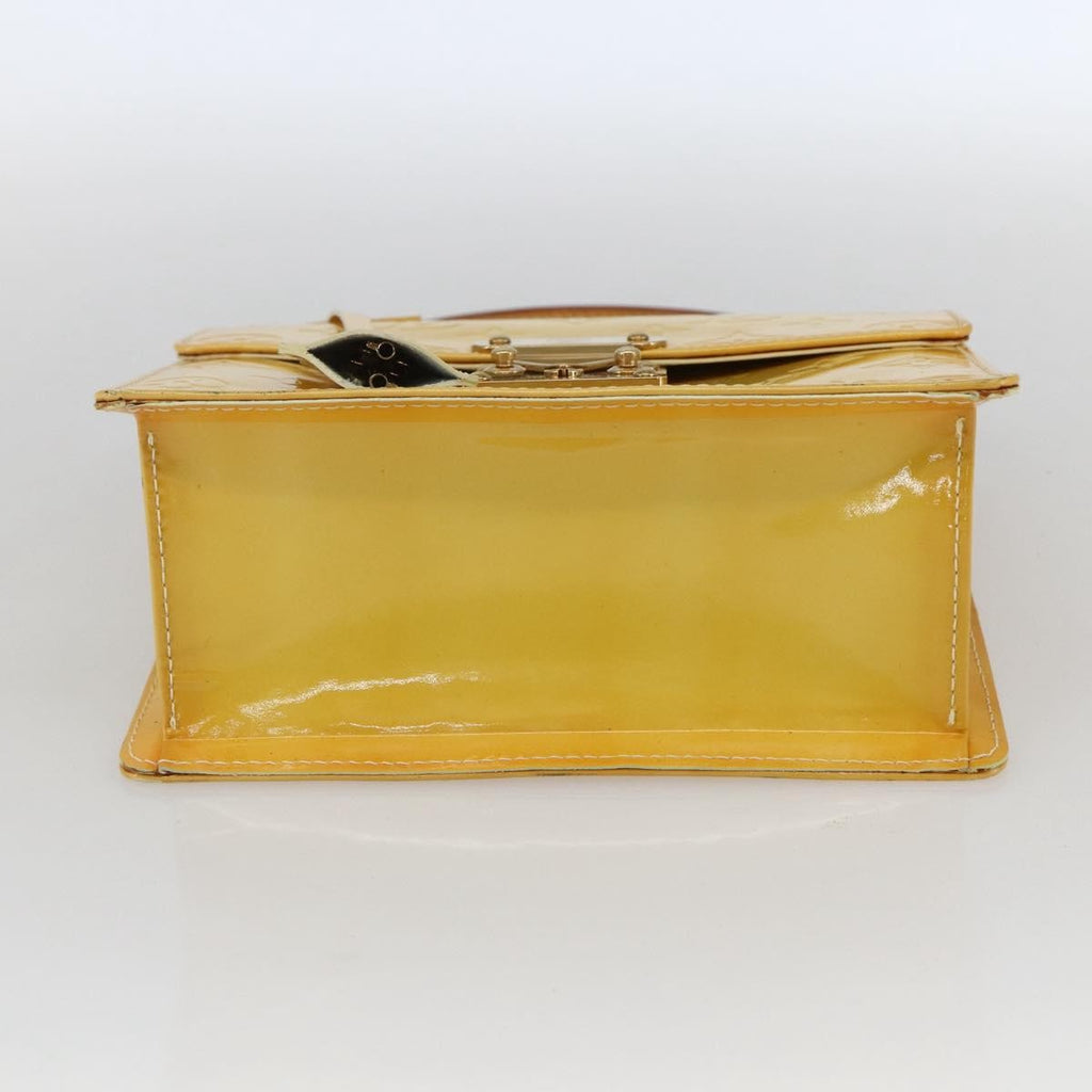 Louis Vuitton Spring Street Nm Handbag Patent Leather Yellow Patent_Leather Handbag
