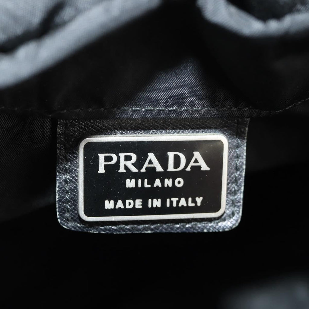 Prada Front Pocket Backpack Tessuto Black Nylon Backpack Bag