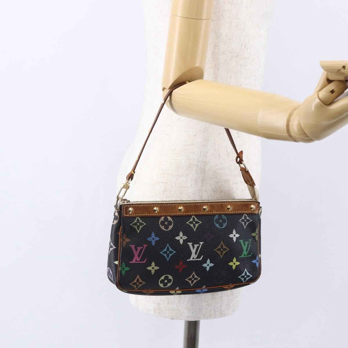 Louis Vuitton Pochette Accessoires Monogram Multicolor Multicolour Canvas Clutche & Pouche Bag