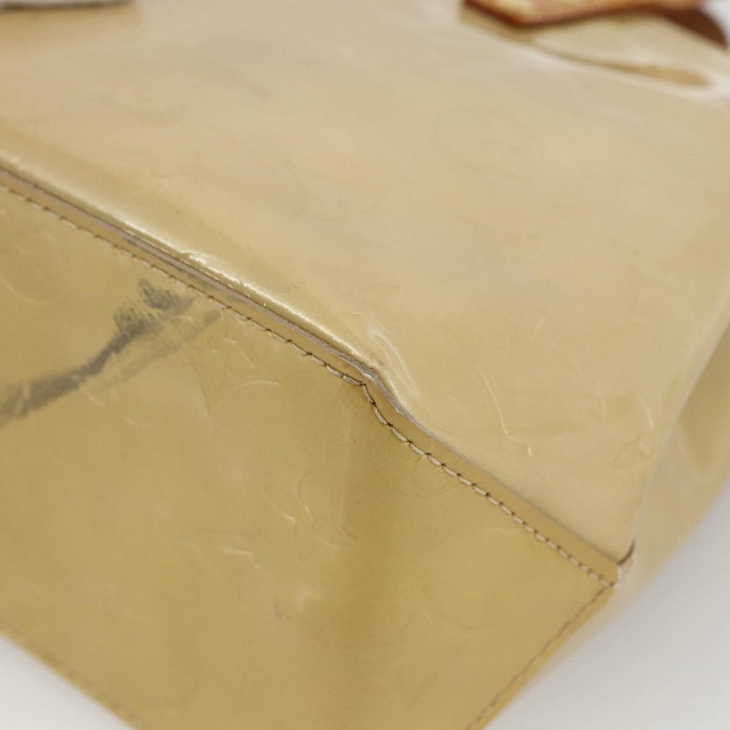 Louis Vuitton Reade Handbag Monogram Vernis Beige Patent_Leather Handbag