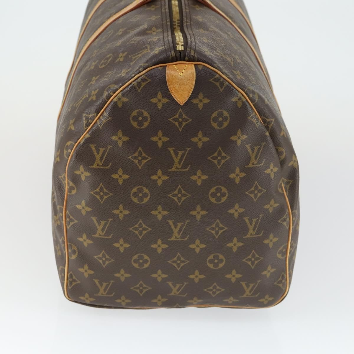 Louis Vuitton Keepall Bag Monogram Canvas Brown Canvas Travel Bag