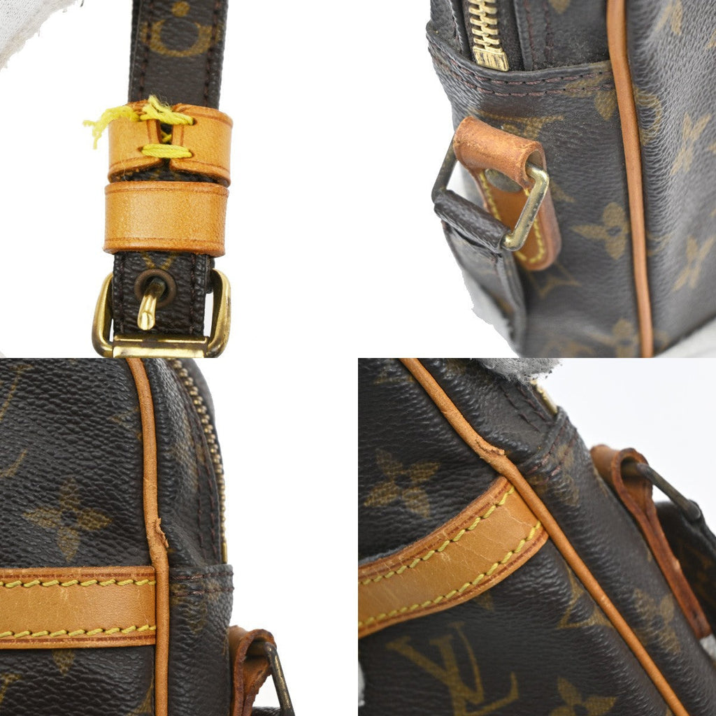 Louis Vuitton Danube Handbag Monogram Canvas Brown Canvas Shoulder Bag