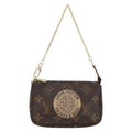 Louis Vuitton Pochette Accessoires Limited Edition Monogram Trunk Brown Canvas Clutche & Pouche Bag