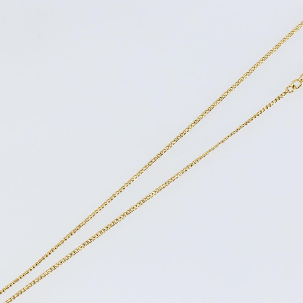 Christian Dior Cd Heart Necklace Metal Gold Metal Jewelry (Pre-Owned)
