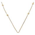 Christian Dior Cd Round Pendant Necklace Metal Gold Metal Necklace Jewelry (Pre-Owned)