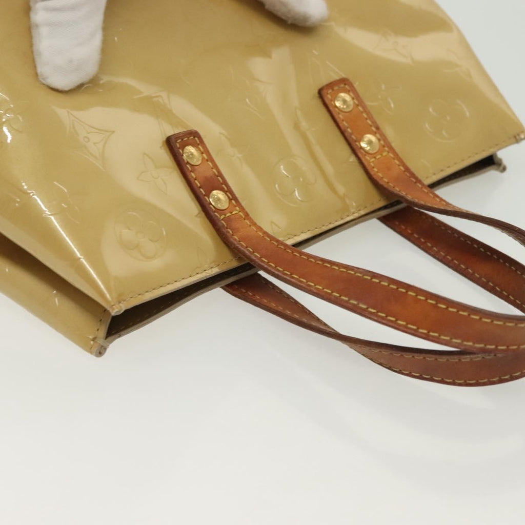 Louis Vuitton Reade Handbag Monogram Vernis Beige Patent_Leather Handbag