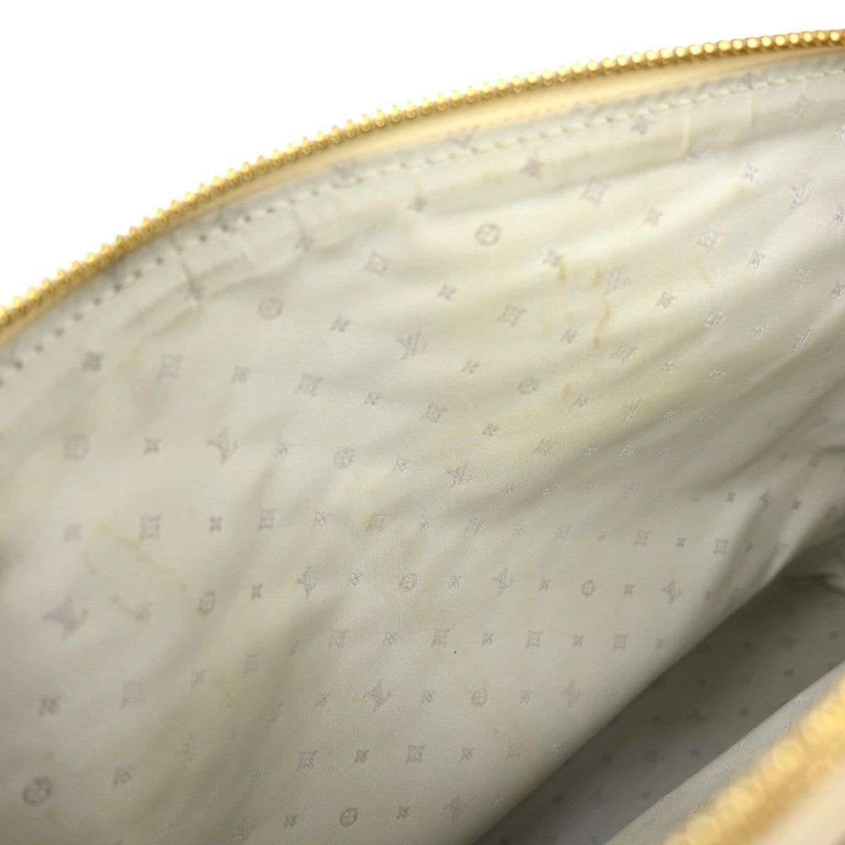 Louis Vuitton Suhali Lockit Handbag Leather Beige Leather Tote Bag