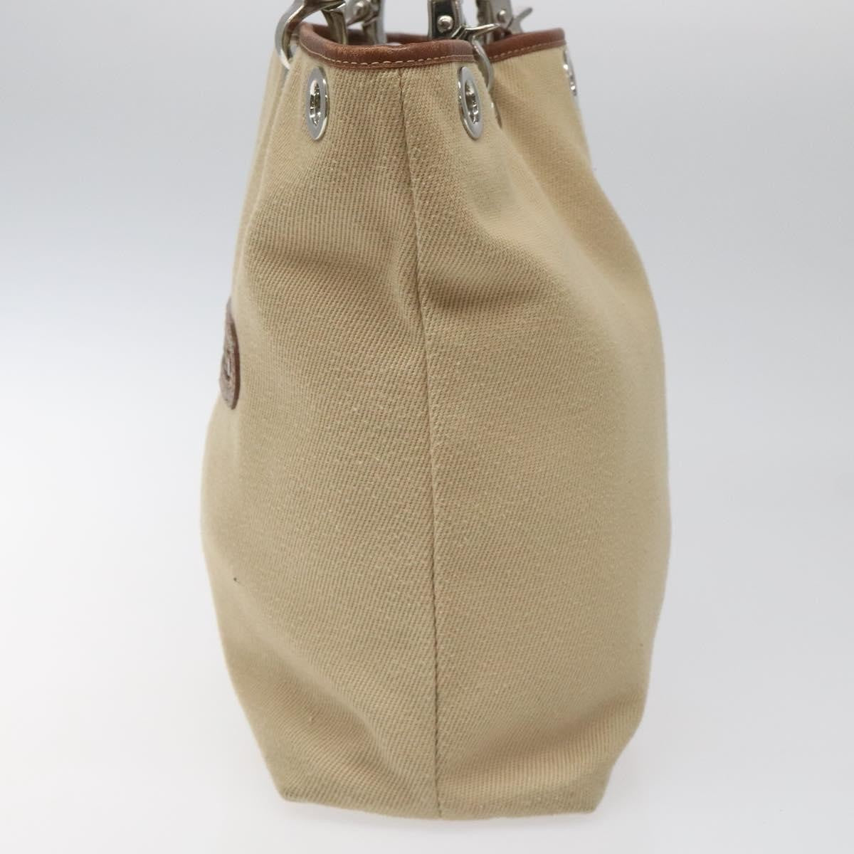 Burberry Nova Check Tote Canvas And Leather Beige Canvas Tote Bag