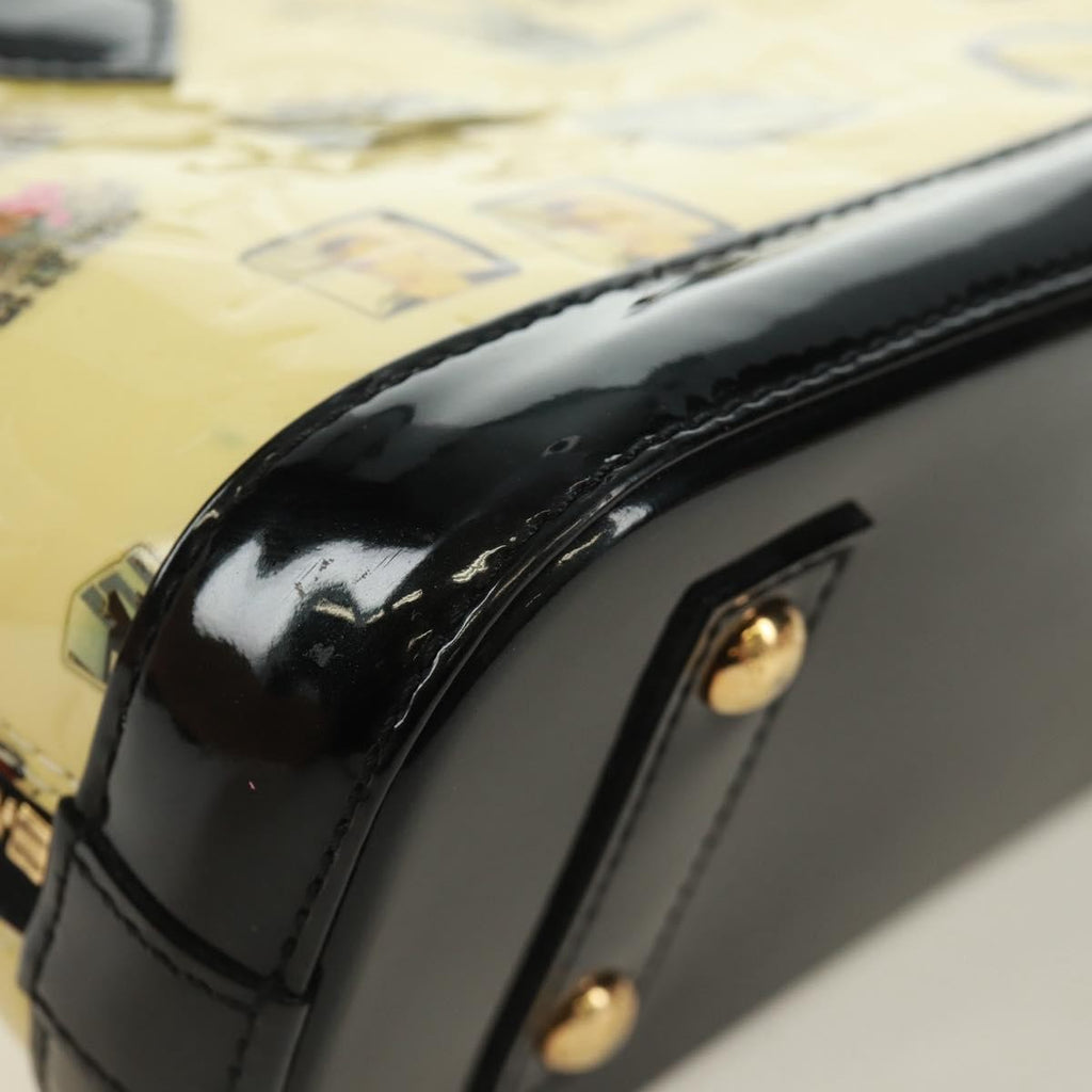 Louis Vuitton Alma Handbag Limited Edition Stickers Monogram Vernis Multicolour Patent_Leather Handbag
