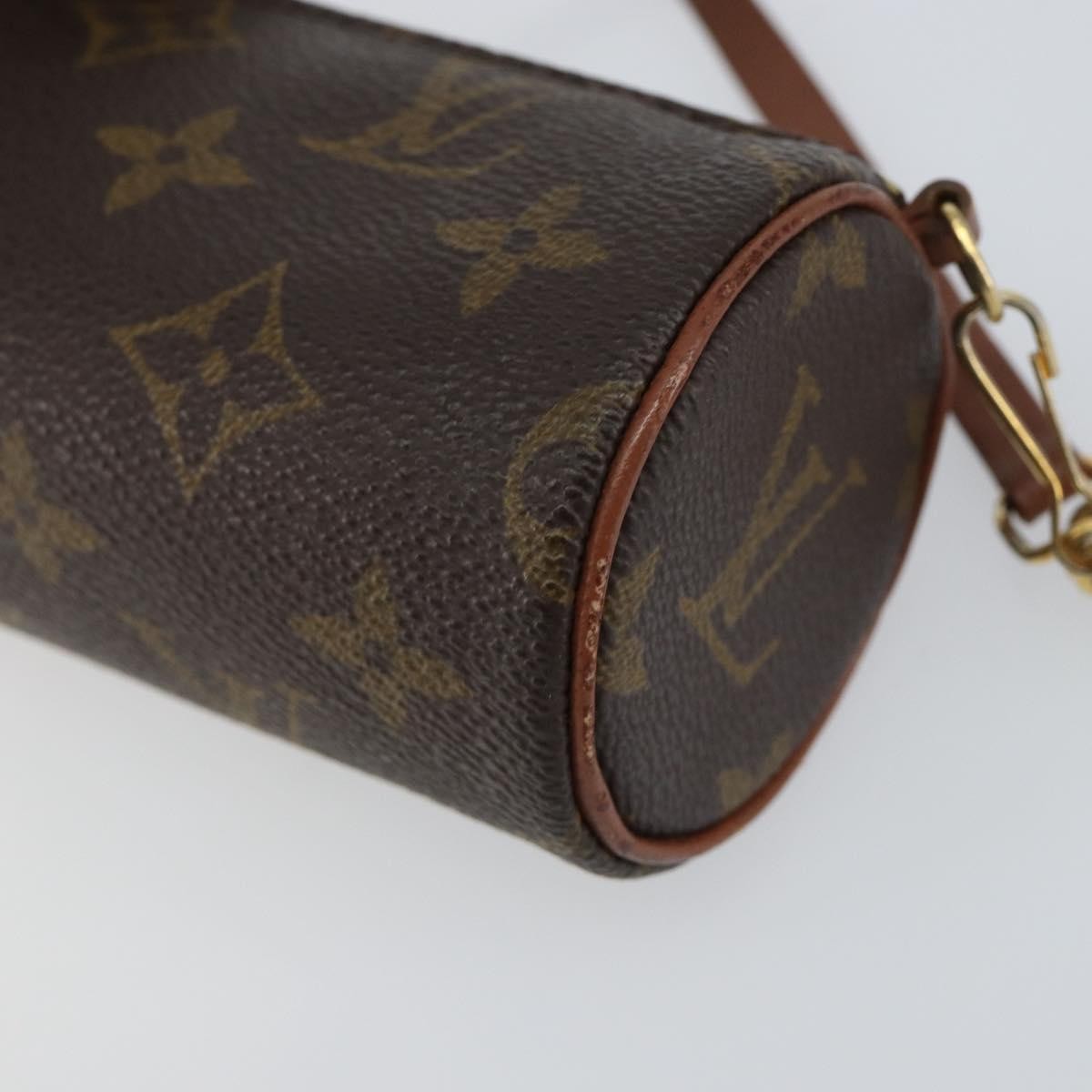 Louis Vuitton Papillon Pochette Monogram Canvas Brown Canvas Clutche & Pouche Bag