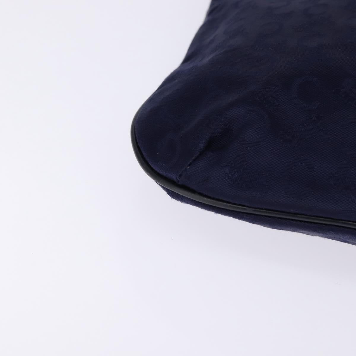 Celine C Sulky Handbag Canvas Navy Canvas Handbag