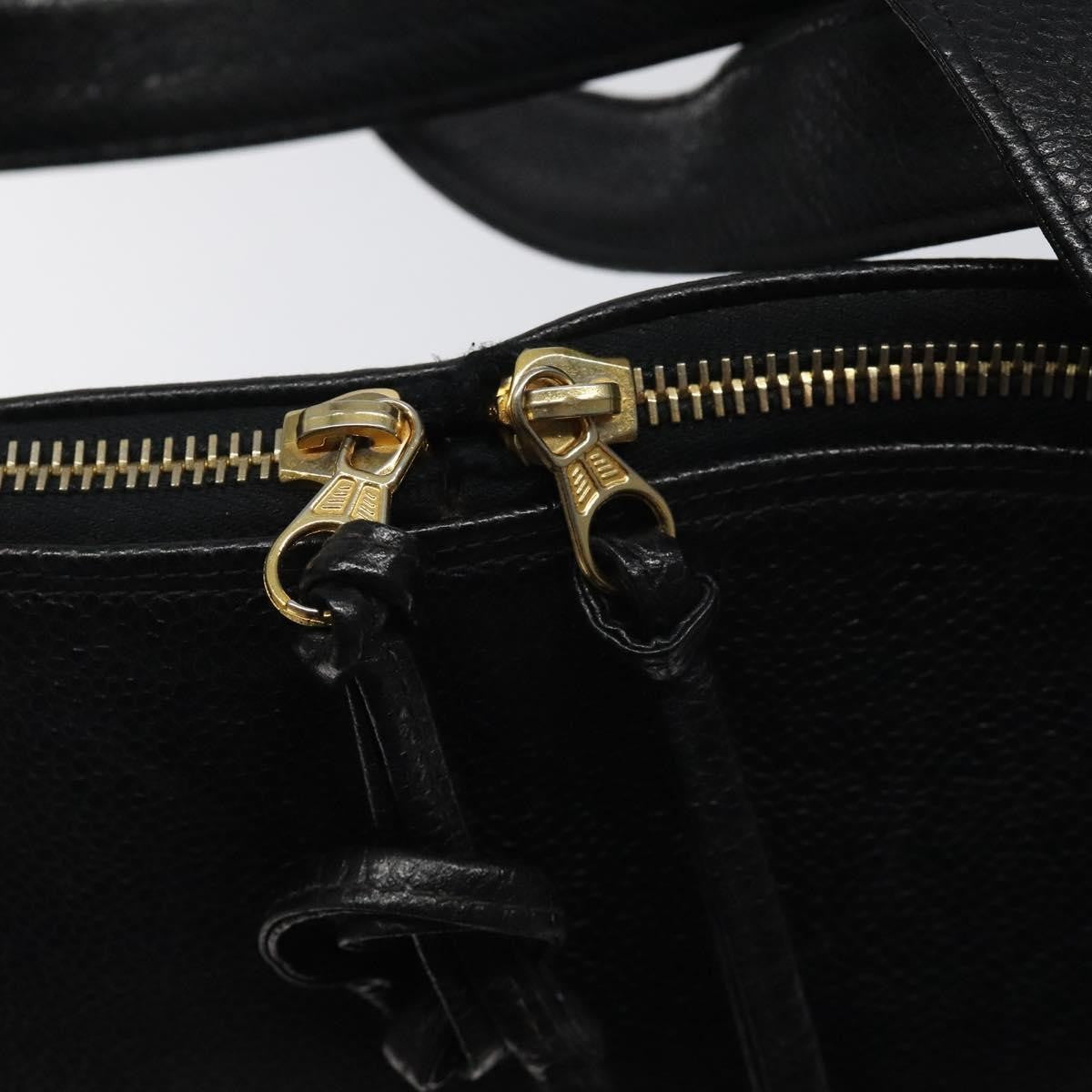 Chanel Vintage Cc Dome Bag Caviar Black Calfskin Handbag