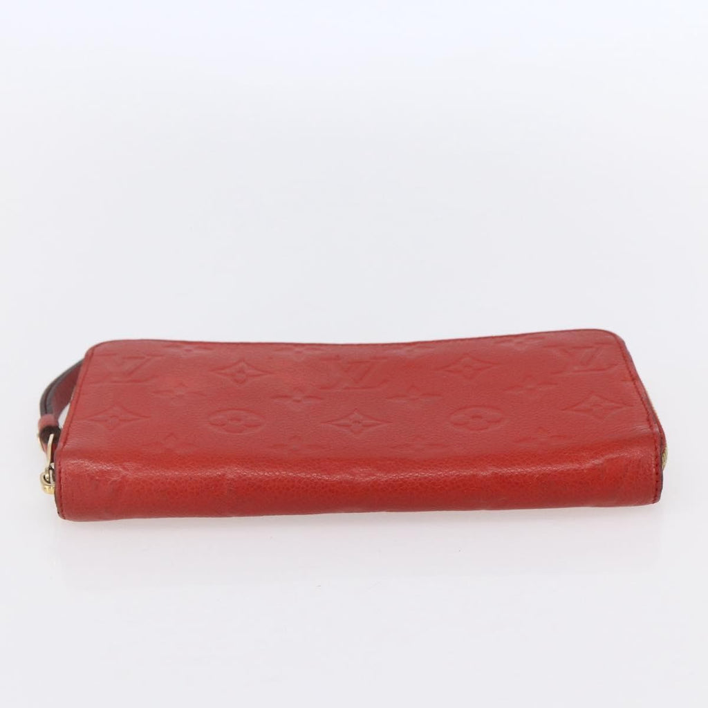 Louis Vuitton Portefeuille Zippy Monogramme Empreinte Monogramme Empreinte Red Leather Wallets Accessory
