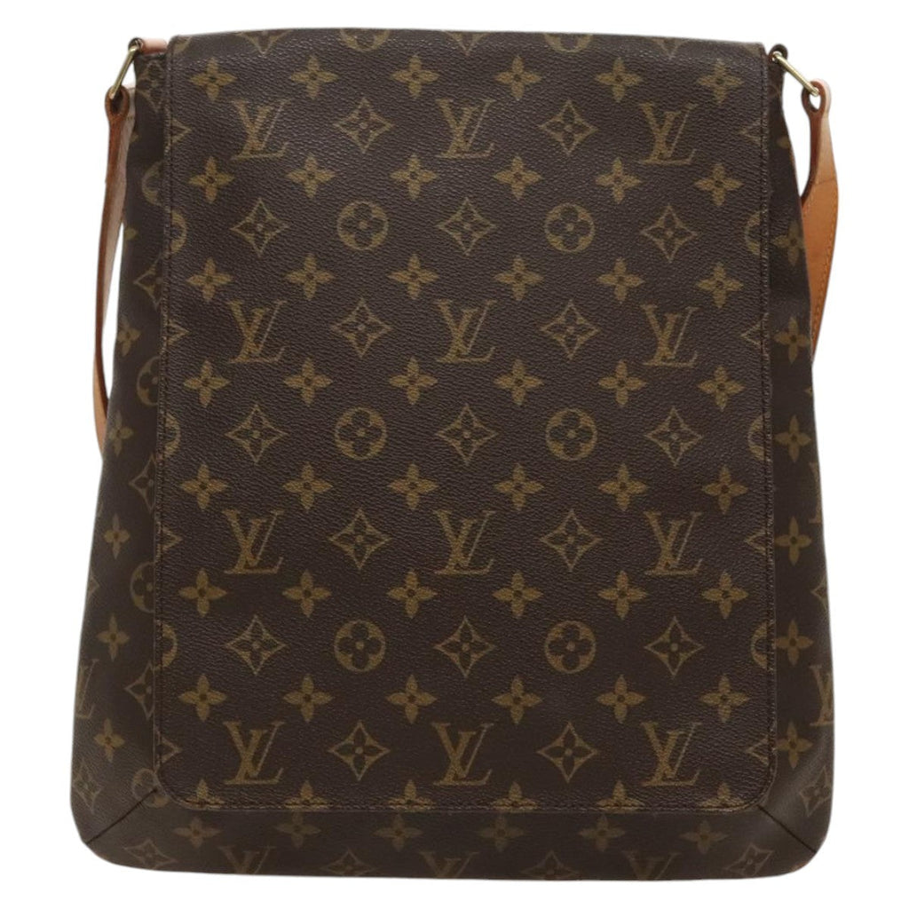 Louis Vuitton Musette Handbag Monogram Canvas Brown Canvas Bag