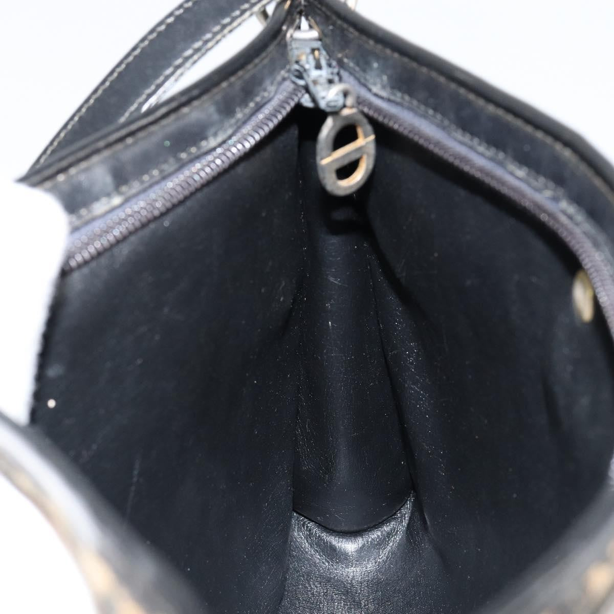 Christian Dior Vintage Trotter Shoulder Bag Canvas Navy Canvas Shoulder Bag Bag (Pre-Owned)