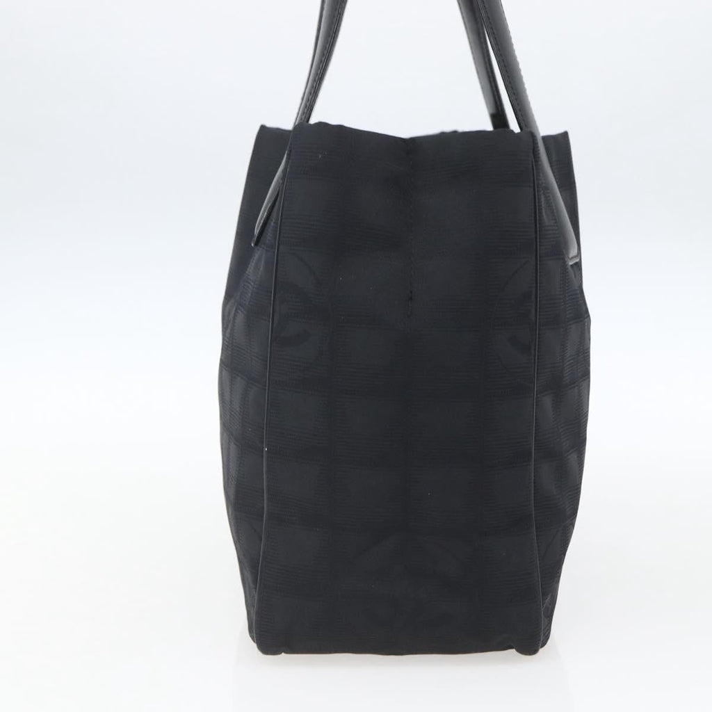 Chanel Travel Line Tote Nylon Black Nylon Tote Bag Bag