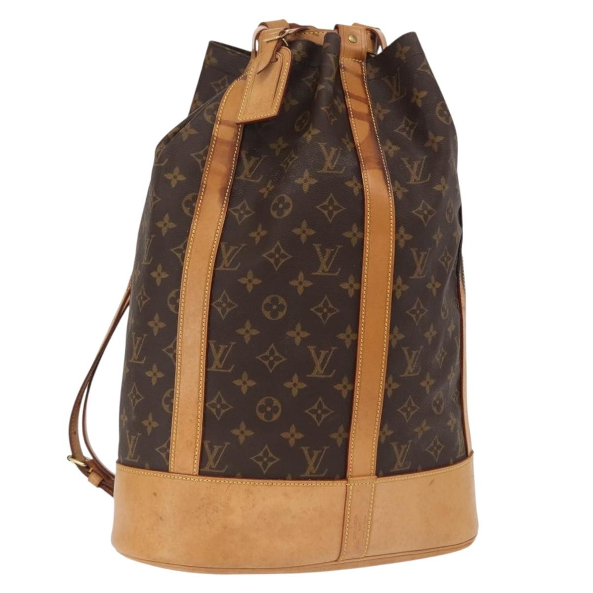 Louis Vuitton Randonnee Backpack Monogram Canvas Brown Canvas Shoulder Bag