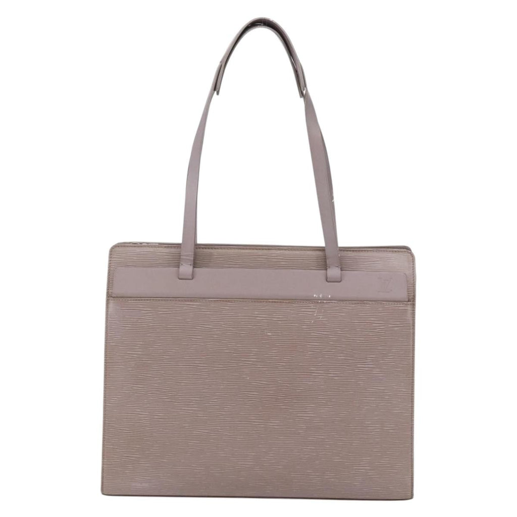 Louis Vuitton Croisette Handbag Epi Leather Purple Leather Tote Bag