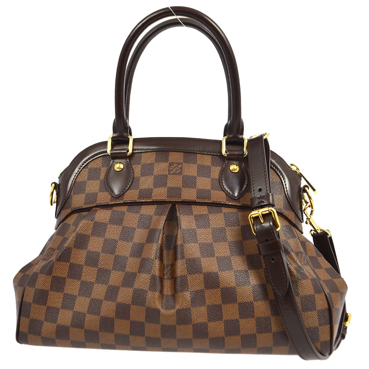 Louis Vuitton Trevi Handbag Damier Brown Canvas Handbag