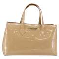 Louis Vuitton Wilshire Handbag Monogram Vernis Beige Patent_Leather Handbag