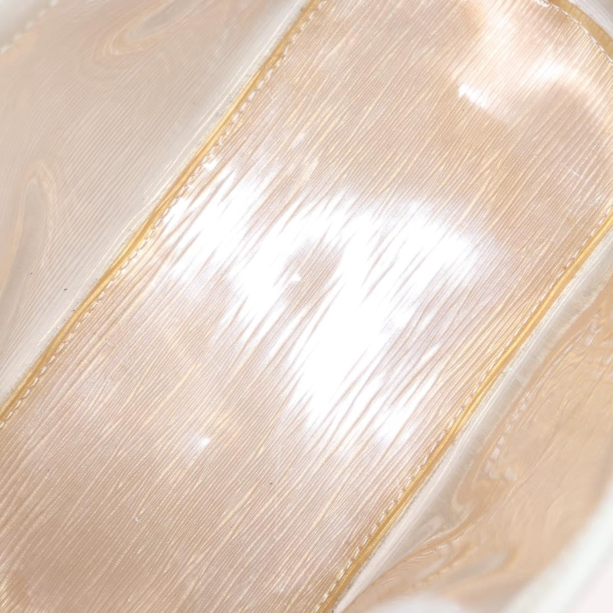 Louis Vuitton Plage Lagoon Bay Handbag Vinyl Epi Leather White Leather Handbag