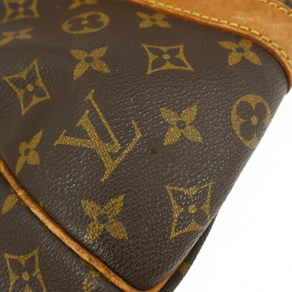 Louis Vuitton Keepall Bandouliere Bag Monogram Canvas Brown Canvas Travel Bag