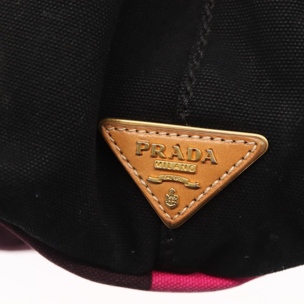 Prada Canapa Tote Canvas Pink Canvas Tote Bag Bag