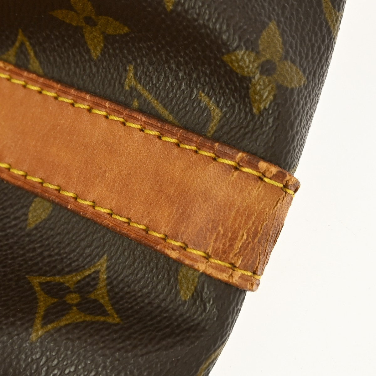Louis Vuitton Keepall Bag Monogram Canvas Brown Canvas Travel Bag
