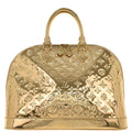 Louis Vuitton Alma Handbag Monogram Miroir Pvc Gold Canvas Handbag