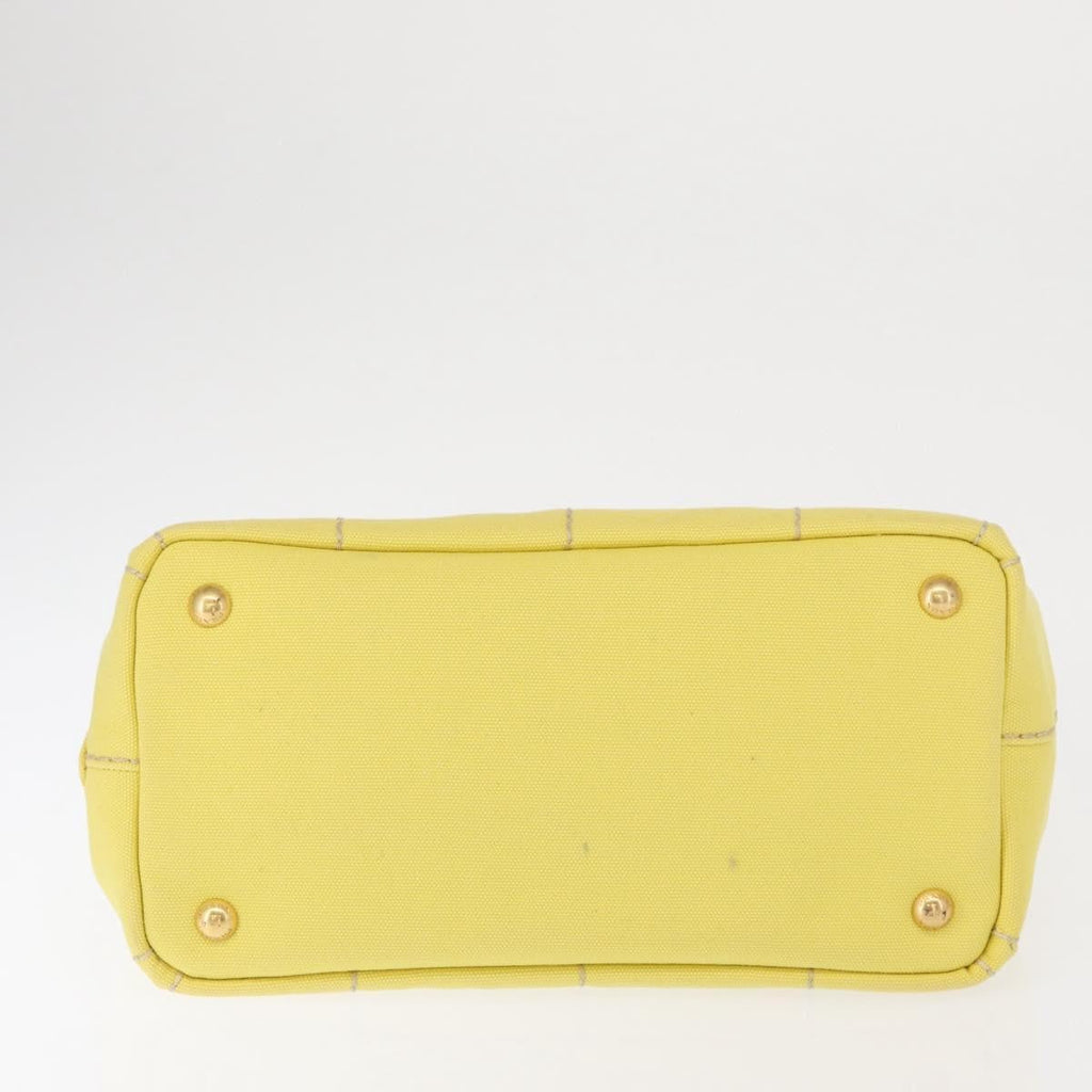 Prada Canapa Convertible Tote Canvas Gold Canvas Tote Bag Bag