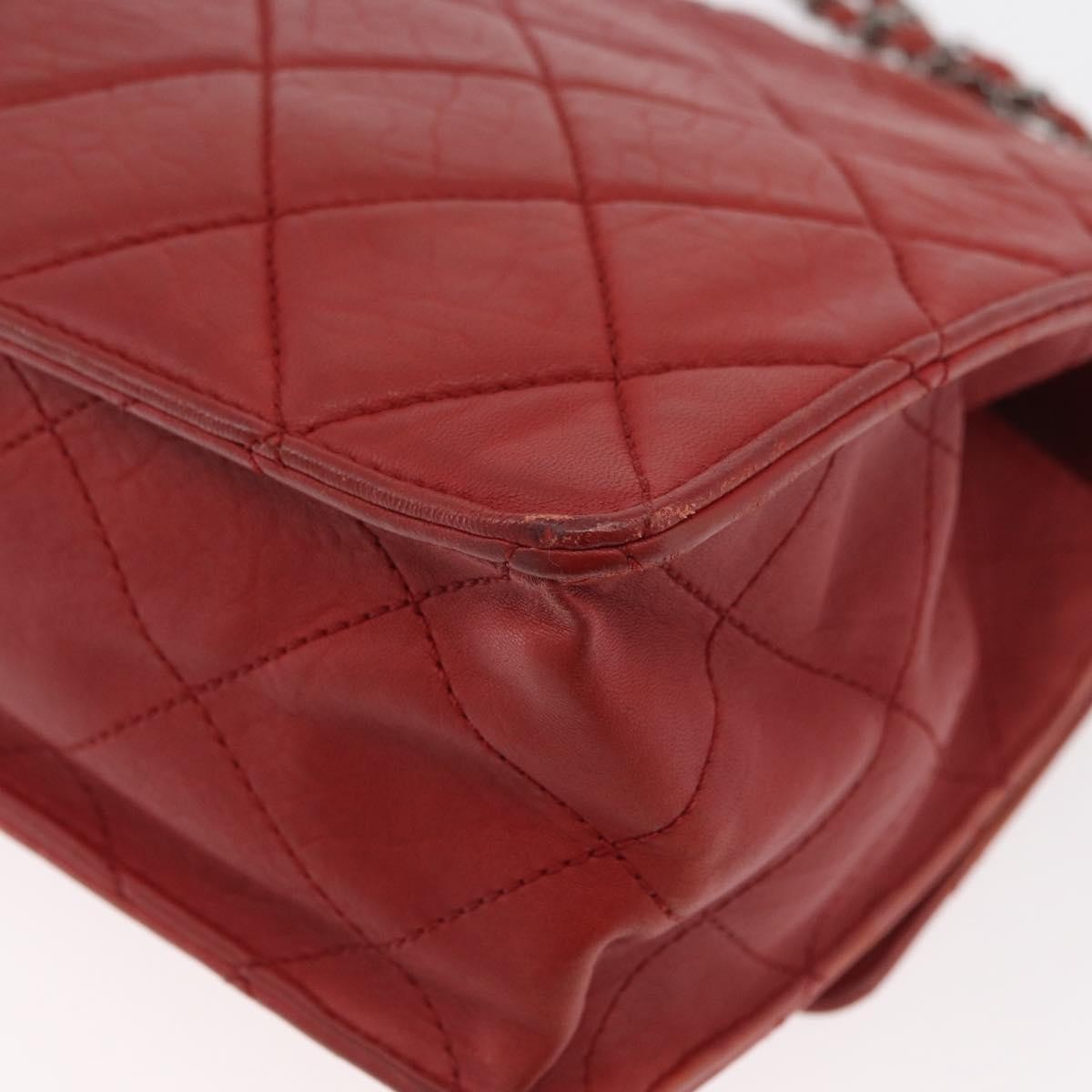 Chanel 2.55 Shoulder Bag Leather Red Leather Handbag