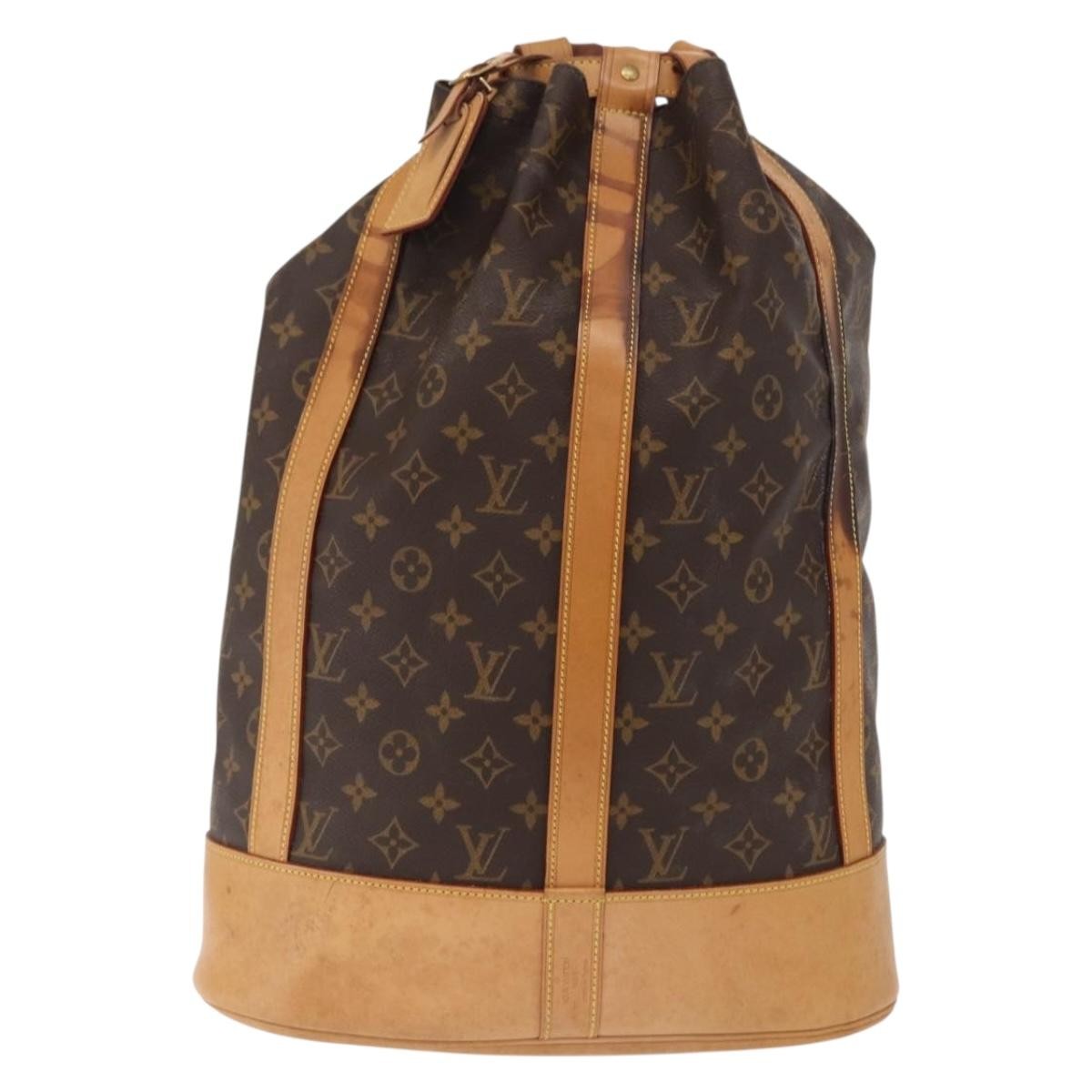 Louis Vuitton Randonnee Backpack Monogram Canvas Brown Canvas Shoulder Bag